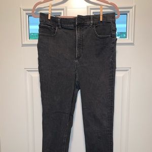 Express Size 10 stretch black jeans